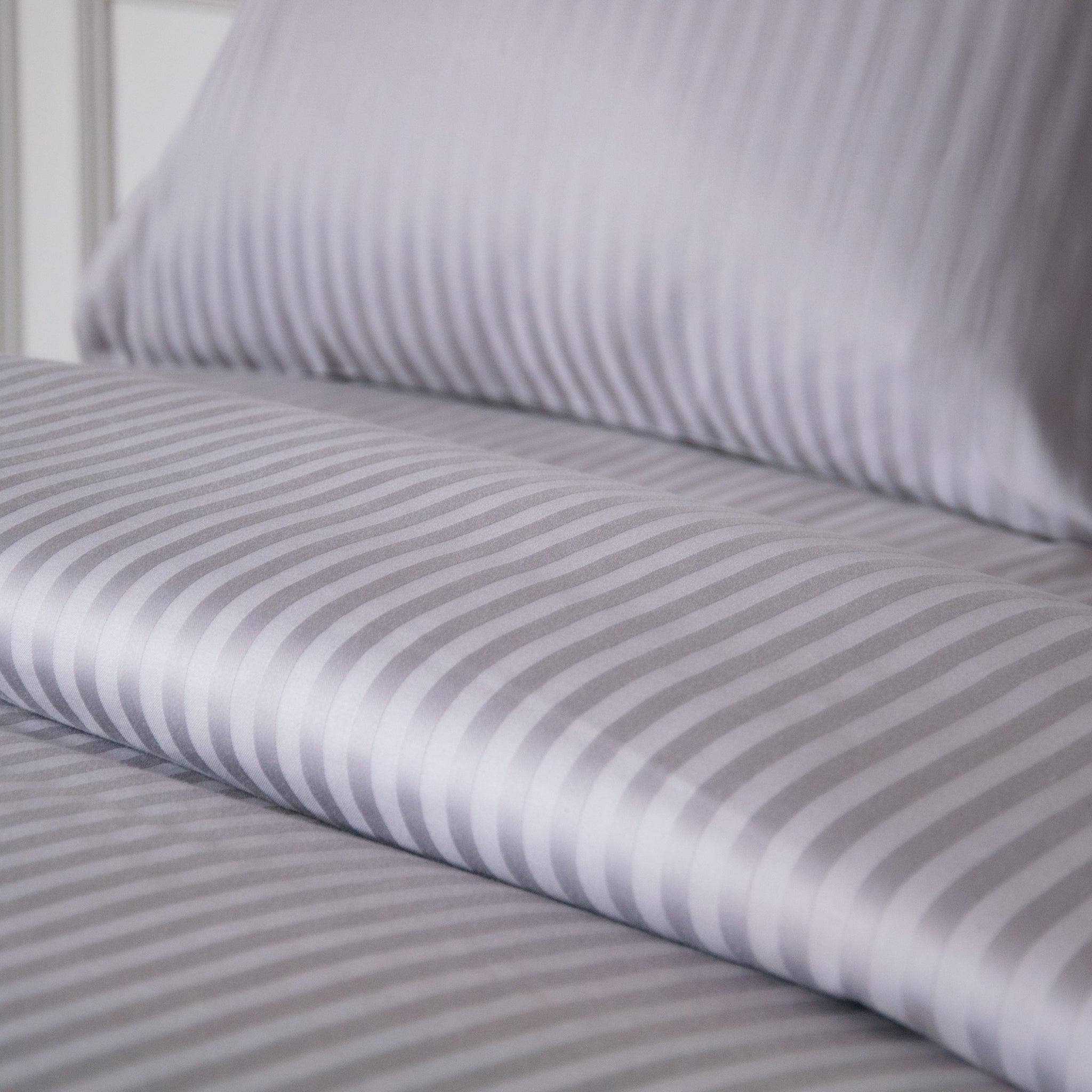 Drap plat satine de coton